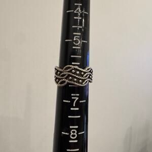 Sterling Silver chunky ring size 6